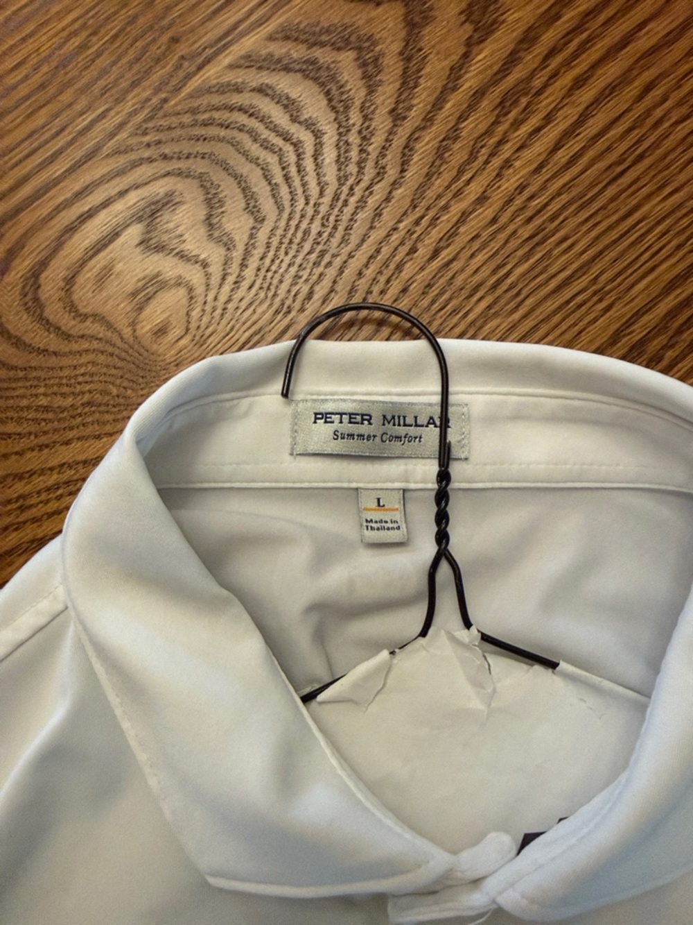Peter Millar White Men's Performance Polo - Picture 4 of 4